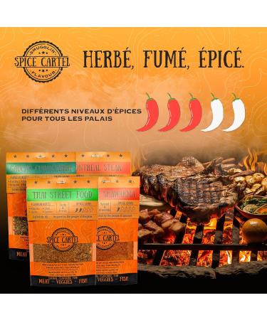 M lange d' pices sel poivre et ail Spice Cartel. Indispensable pour assaisonner et relever les viandes rouges et blanches. Sachet refermable de 100 g. Assaisonne plus de 3 kg de prot ines. M lange ar SPG - Sel Poivre Ail 100 Gramme - Buy Online on GoSupps.com