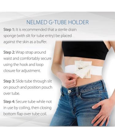 NelMed G-Tube Holder Small/Medium - 30-45 Inch Waist | Feeding Tube Holder by Core Products - Buy Online on GoSupps.com