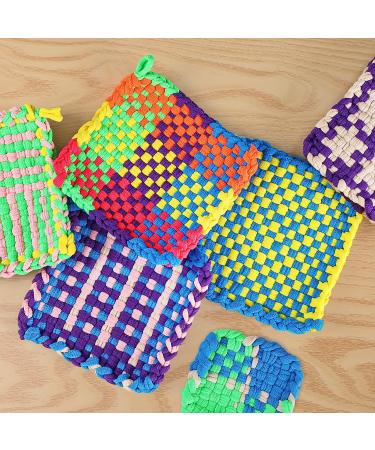 DAI Weaving Loom Kit for Kids and Adults - Potholder Loops Toys - Beginners Knitting Set with Metal Crochet Hooks - Ages 6-12 - Buy Online on GoSupps.com