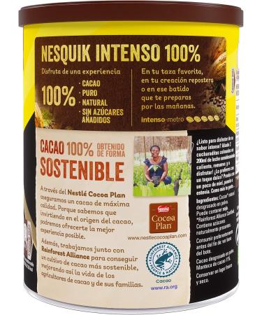  Nesquik NESTL NESQUIK Intense 100% Soluble Cocoa 290g Box - Buy Online on GoSupps.com
