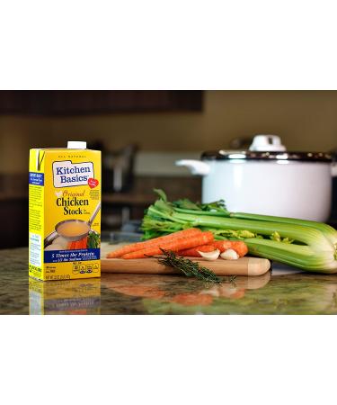 Kitchen Basics Original Chicken Stock  32 fl oz 2 Pound (Pack of 1) - Buy Online on GoSupps.com