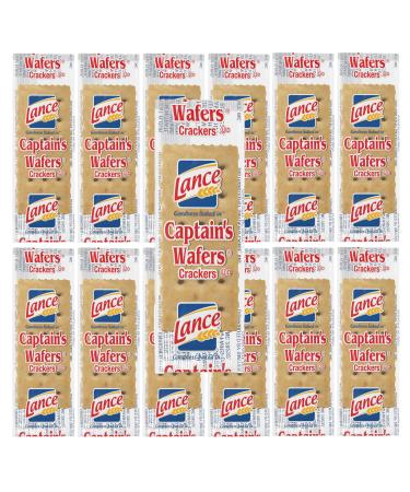 Lance Captain's Wafers Crackers Two (2) Crackers per Pouch Pack of 50