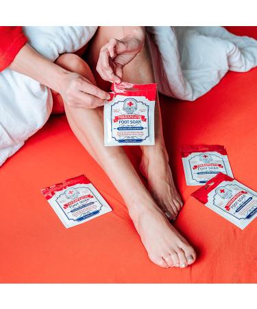 Dr. Foot Fix Therapeutic Foot Soak with Tea Tree, Peppermint & Birch Oil - 1oz Pack - Fights Fungus, Odor & Athlete's Foot - Soothes & Tingles - Buy Online on GoSupps.com