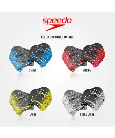 Speedo Unisex Swim Training Power Plus Paddles - Red, Medium - Buy Online on GoSupps.com