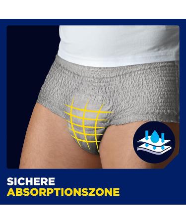 Tena Men Active Fit Pants Plus - Size L - 40 Disposable Pants for Medium to Severe Urine Loss - International Shipping Available - Buy Online on GoSupps.com