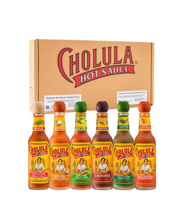 Cholula Authentic Mexican Hot Sauce Variety Pack 6 Count