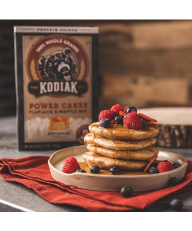 Kodiak Cakes Whole Grain Power Cakes - Original Buttermilk Flapjack & Waffle Mix - 20 oz | Healthy Breakfast Mix for International Shipping - Buy Online on GoSupps.com