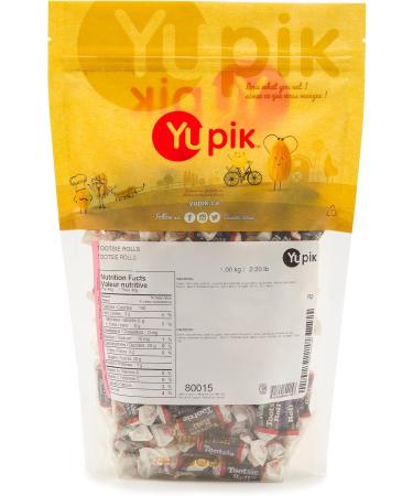 Yupik Tootsie Rolls 1 kg Gluten-Free Kosher Individually Wrapped Candies Chocolate Flavor Chewy Classic Candy Halloween Treats Delicious Snacks Ideal for Gifting & Holidays 1 kg (Pack of 1) - Buy Online on GoSupps.com