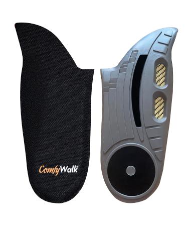 ComfyWalk 6 Insoles for Women  w/OPTRON Material  Accepted by The American Podiatric Medical Association  Plantar Fasciitis  Foot/Heel/Lower Back Pain  Arch Support  Shock Absorption  Copper Infused - Buy Online on GoSupps.com