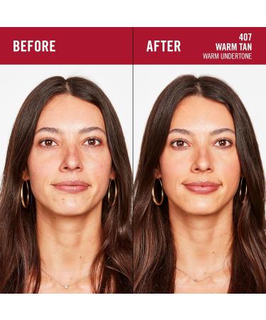 Rimmel Lasting Finish 35HR Foundation in 407 Warm Tan - Long-Lasting Coverage - Buy Online on GoSupps.com