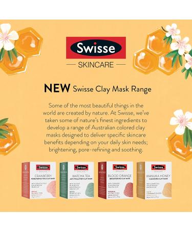 Swisse Skincare Manuka Honey Cleansing Clay Mask 2.47 oz - Nourish & Purify - Buy Online on GoSupps.com