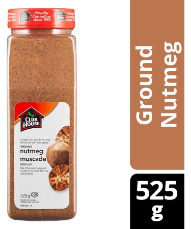 Club House Quality Natural Herbs and Spices Ground Nutmeg 525g 525 g (Pack of 1) - Buy Online on GoSupps.com