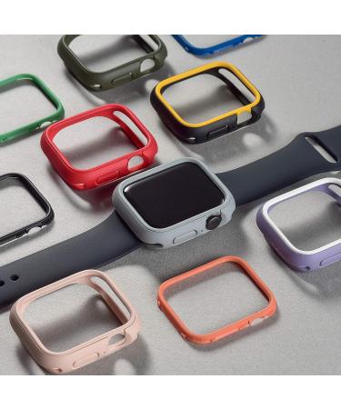 RHINOSHIELD Bumper Case Compatible with Apple Watch SE & Seriess 6/5 / 4 44mm | Slim Protective Cover - Lightweight and Shock Absorbent - Black 44mm Black - Buy Online on GoSupps.com