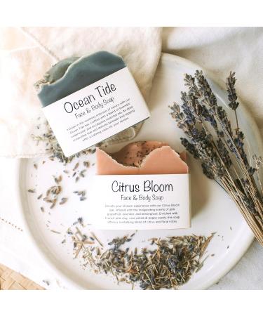Handmade Organic Vegan Soap Bars | Natural Floral Scent with Essential Oils | Set of 2 for Face & Body - Buy Online on GoSupps.com