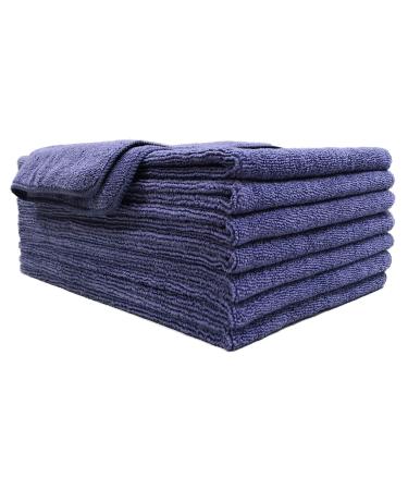 Polyte - Professional towels for hairdressers - quick-drying & lint-free - microfiber - purple - 40.6 x 73.7 cm - 8 pieces 40x73 cm purple