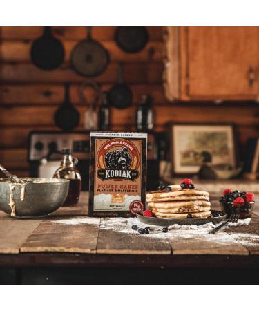 Kodiak Cakes Whole Grain Power Cakes - Original Buttermilk Flapjack & Waffle Mix - 20 oz | Healthy Breakfast Mix for International Shipping - Buy Online on GoSupps.com