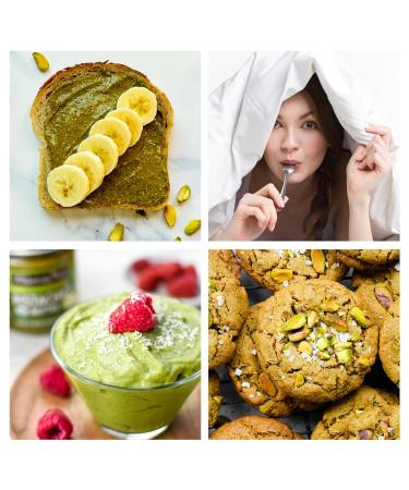 Wilderness Poets Organic Raw Pistachio Butter - 100% Pure 64 oz Glass Jar - International Shipping Available - Buy Online on GoSupps.com