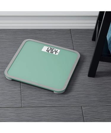 Taylor Digital Glass Bathroom Scale - 500 lb Capacity, Large Display, Sea Foam Green - Buy Online on GoSupps.com