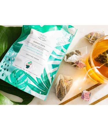 Myrtle & Maude Queasy Days Tea - Organic Peppermint & Ginger Tea for Nausea Relief - Vegan & Caffeine Free (15 Tea Bags) - Buy Online on GoSupps.com