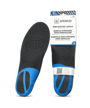 Spenco Knee Support Insole Trim to Fit Men's 7-13 / Women's 5-11 Black/Blue