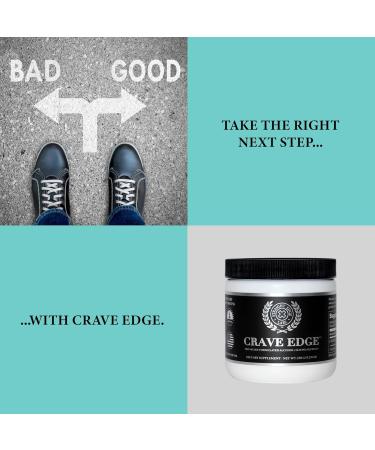Crave Edge Alcohol Craving Support Physician-Formulated Anti Alcohol Replacement Drink Stop Drinking Liver Detox Fast Acting No Big Pills or Bad Taste (150G Powder 30 Servings) - Buy Online on GoSupps.com