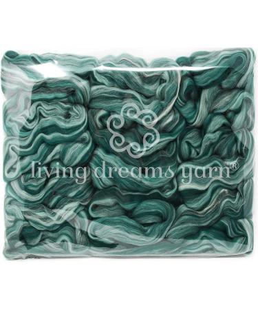 Winner's Circle Superfine Merino Fiber for Spinning & Felting - Super Soft Combed Top Roving in Loch Ness Color Blends - Buy Online on GoSupps.com