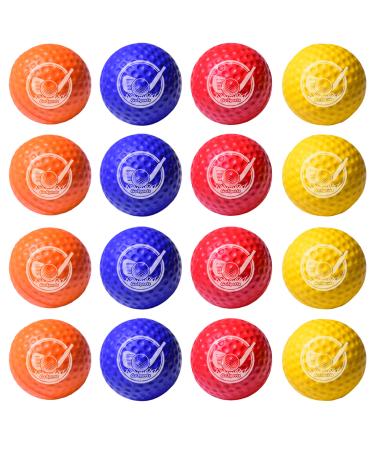 GoSports Foam Golf Practice Balls Realistic Feel and Limited Flight Use Indoors or Outdoors 16 Pack