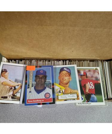 600 Baseball Cards Including Babe Ruth Unopened Packs Many Stars and Hall-of-famers. Ships in Brand New White Box Perfect for Gift Giving. Includes At Least One Original Unopened Pack of Topps Vintage Baseball Cards That Is At Least 25 Years Old!