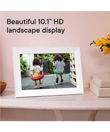 Aura Carver Luxe WiFi Digital Picture Frame 10.1 - Sea Salt | Add Photos Easily with Aura App, Free Unlimited Storage, Videos Playback | Top Digital Photo Frame - Buy Online on GoSupps.com