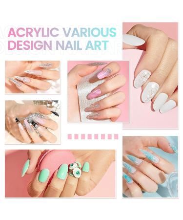 Acrylic Nail Kit for Beginners - 8 Colors Acrylic Powder & Liquid Complete Nail Tools Set - Professional Quality Nail Kits - Buy Online on GoSupps.com