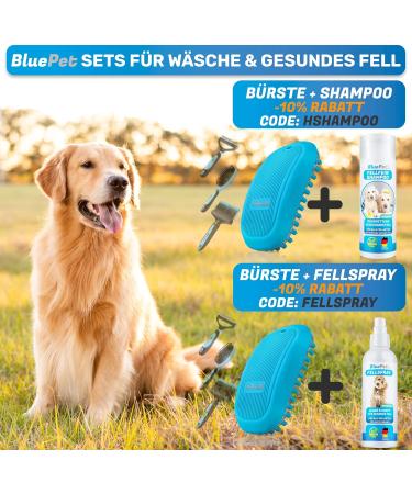 Bluepet Fellfein Bathing Brush for Short Hair Dogs & Cats - Rubber Cover Massage Effect Removes Loose Hair & Dirt - Ideal for Bathing & Grooming - Buy Online on GoSupps.com
