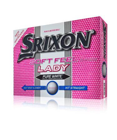 Srixon Women's Soft Feel Golf Ball 1-Dozen Pure White