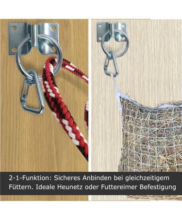 Buy Augtop Stainless Steel Fastening Hooks for Horses & Cattle - Includes Screws & Dowels | International Shipping - Buy Online on GoSupps.com