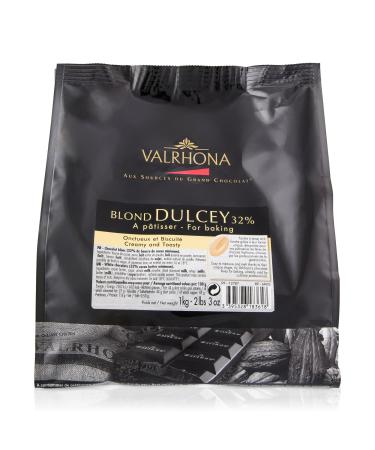 Valrhona - Dulcey Blonde Chocolate Beans 32% – For Baking – 1 kg