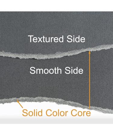 Cardstock 12x12 Variety Pack 60 Sheets | Premium 80lb Textured Scrapbook Paper | Double Sided Card Stock for Crafts | Black & Gray - Buy Online on GoSupps.com