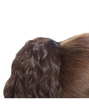 SEGO Medium Brown Hairpiece Bun Hair Extensions - Wavy Ponytail Tie & Updos - Buy Online on GoSupps.com