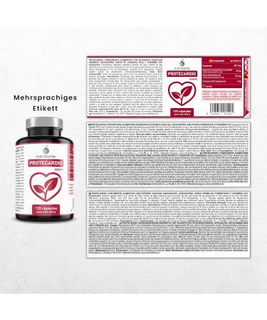 Protecardio Cholesterol Lowering Capsules - 998mg Plant-Based Sterols Red Rice Co-Q10 & Astaxanthin | 135 Vegan Additive-Free Capsules for Heart Health - Buy Online on GoSupps.com