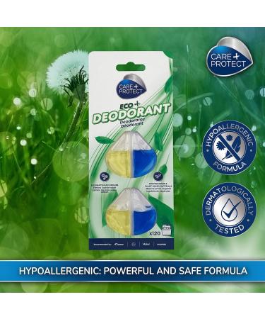 Long-Lasting Lemon Fragrance Eco+ Deodorant for Dishwasher | 2 Shells, Up to 120 Washes | Eliminates Bad Odours - Buy Online on GoSupps.com