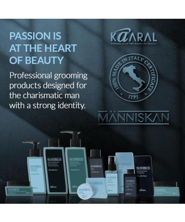 M nniskan 3 in 1 Tonifying Shampoo & Shower Gel 1000ml - Cleanse Hair Beard & Body with Zeolite & Red Sandalwood | Buy Internationally - Buy Online on GoSupps.com