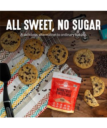 Lakanto Monkfruit Sweetener with Erythritol - Golden 16 oz (454 g) | Sugar-Free, Low-Calorie Natural Sweetener - Buy Online on GoSupps.com