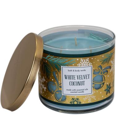 Shop White Barn 3-Wick Candle with Essential Oils - White Velvet Coconut - 14.5 oz | International Shipping Available - Buy Online on GoSupps.com