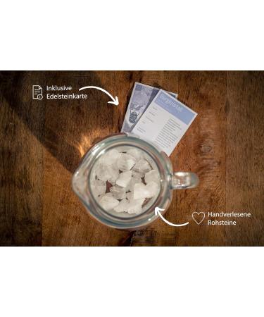Rock Crystal Water Stones 300g | 100% Natural Raw Stones | Lebensquelle Plus - Enhance Your Wellness - Buy Online on GoSupps.com