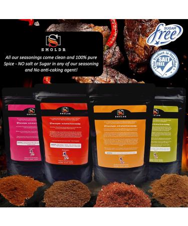 Smoldr BBQ Jamaican Jerk Meat Rub for Marinades and Seasoning American Smokey Barbecue Seasoning 1 x 150g Resealable Pouch - Buy Online on GoSupps.com