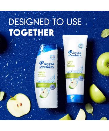 Head & Shoulders Green Apple Anti-Dandruff Shampoo 613 mL 613 ml (Pack of 1) - Buy Online on GoSupps.com