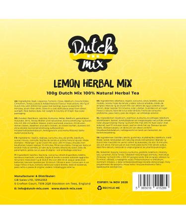 M lange hollandais de citron - Sans tige et naturel 100g de m lange d'herbes Lisse Citron 100g - Buy Online on GoSupps.com