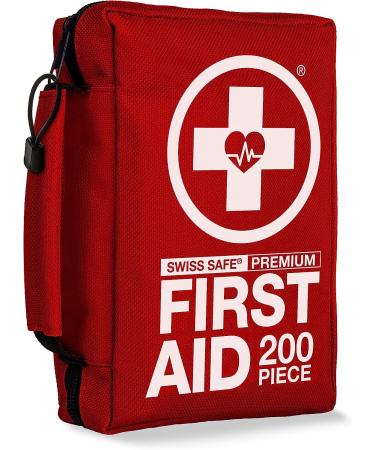 200-Piece Professional First Aid Kit with Emergency Medical Supplies for Home, Car, Work, Camping, Hunting, Hiking - Buy Online on GoSupps.com
