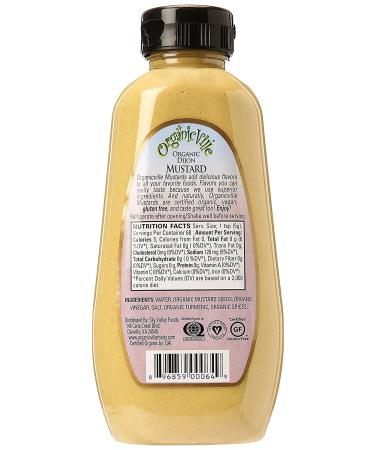 Organicville Dijon Mustard 12 oz - Certified Organic Mustard - Buy Online on GoSupps.com