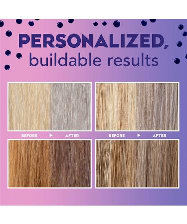 OGX Blonde Enhance + Purple Toning Drops - 4oz for Personalized Blonde Toning on Silver, Pre-lightened, and Natural Hair | With Keratin, Sulfate & Paraben Free - Buy Online on GoSupps.com