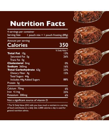 Betty Crocker Mug Treats Triple Chocolate Cake Mix with Fudge Frosting 4 Servings 12.5 oz, 4 Count (Pack of 6) - Delicious Instant Dessert Option - Buy Online on GoSupps.com