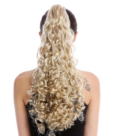 WIG ME UP 9563B-V-22 Long Curly Light Blonde Braid Ponytail Hairpiece - 60 cm Voluminous Curly Hair Extensions - Buy Online on GoSupps.com